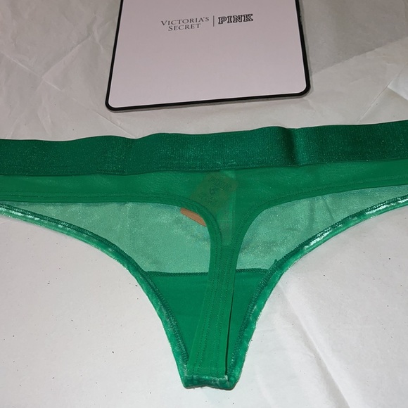 Victoria’s Secret PINK VELVET THONG UNDERWEAR XL - Picture 9 of 12
